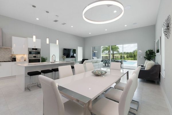 The open area concept is perfect to gather the whole family