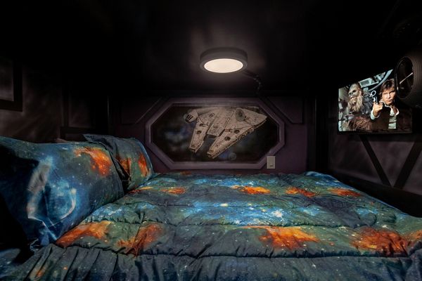 Kids will sleep peacefully in the comfortable bedding