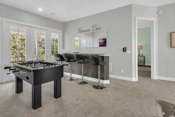 The upstairs loft has tons of options for fun