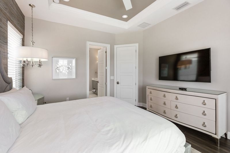 Lounge in bed and watch your favorite movie