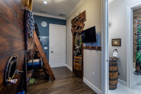 Jack and JIll bathroom access shared with the second kids bedroom