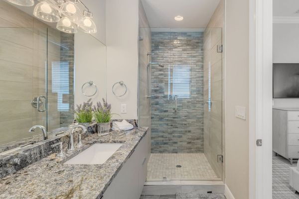 Beautiful ensuite bathroom with walk-in shower