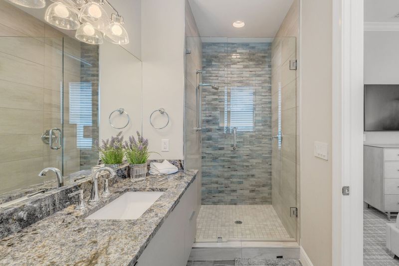 Beautiful ensuite bathroom with walk-in shower