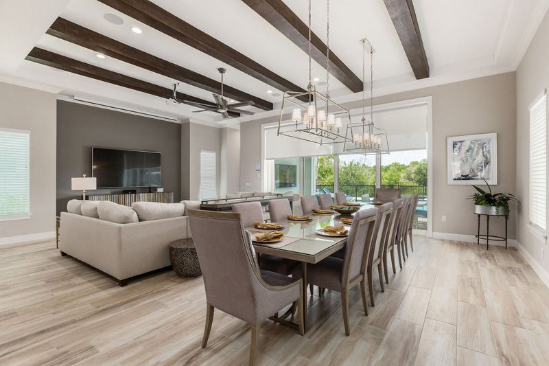 The open space is great for socializing!