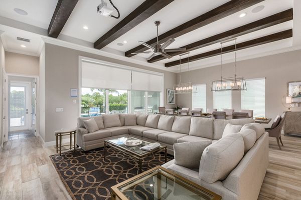 Decorative beamed wood ceilings