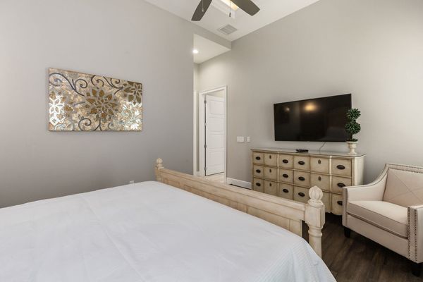 Enjoy a sitting area and TV