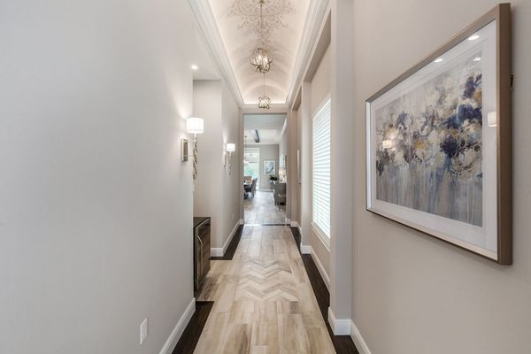 Walk through the well-decorated foyer to the great room