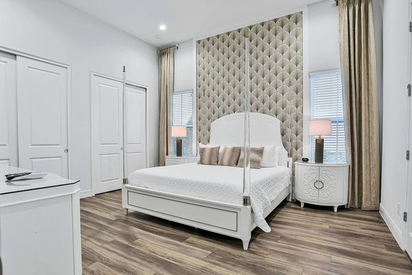 Sink into this king bed after a day of exploring