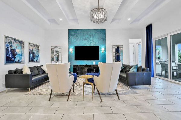 The whole family can get cozy in the living area