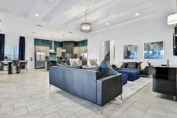 Admire the urban-modern design around the home