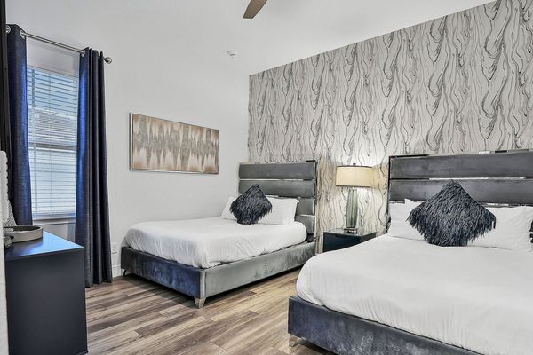 Sleep in one of these 2 full-sized beds