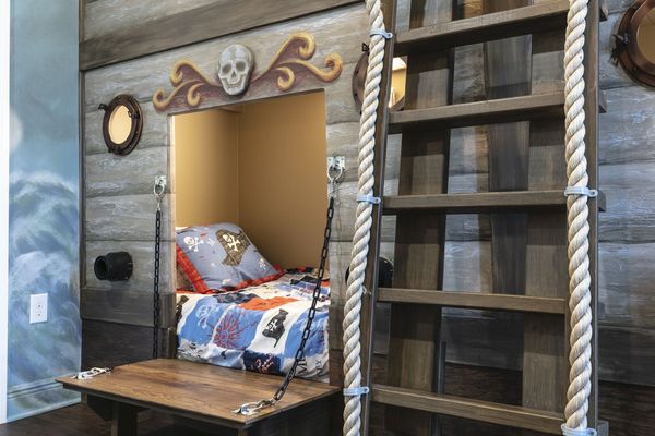 They will have their own TV and secret areas