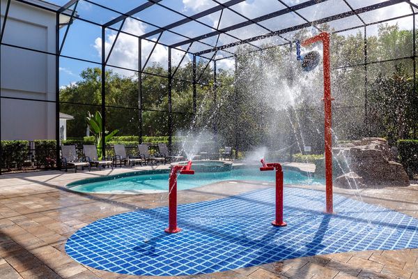 Blast family members with the water cannons