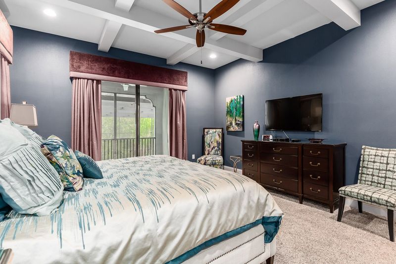 Sink into the king-size bed and watch a movie