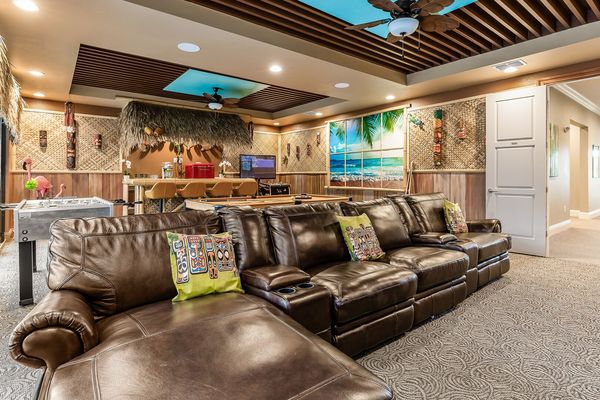 Spacious seating for everyone to get comfortable on