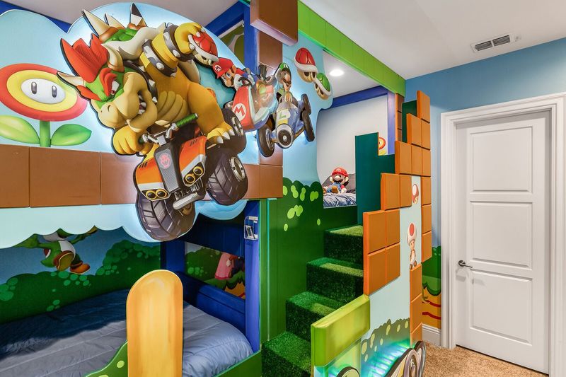 Custom-built bunkbeds