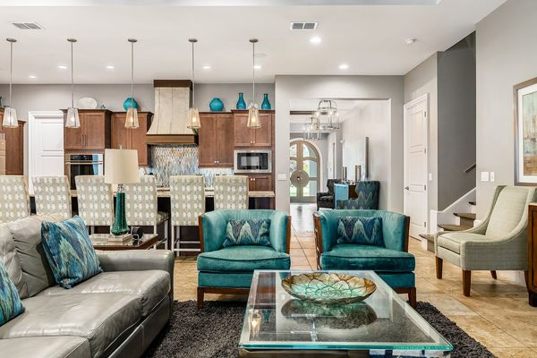 Open-concept floorplan