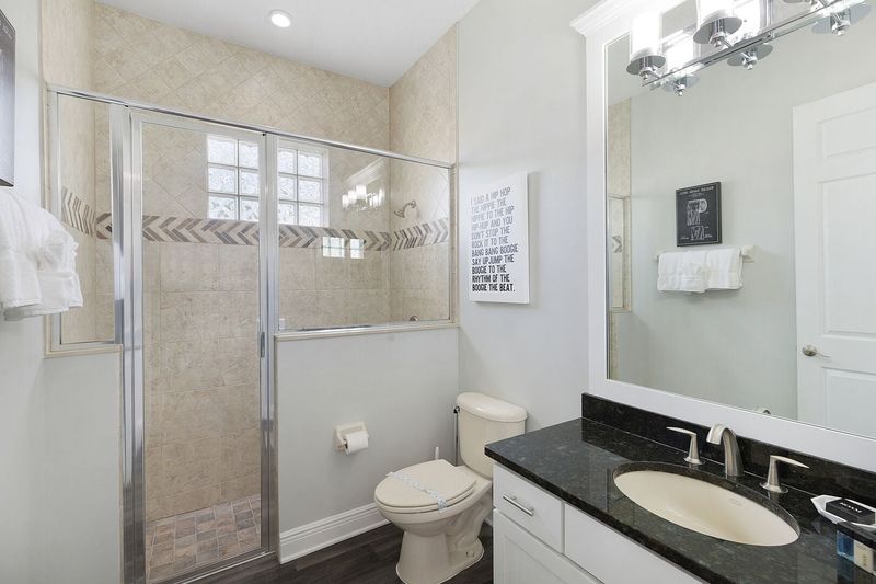 Ground floor bathroom with a walk-in shower