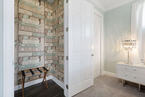 Store your luggage in this unique luggage closet