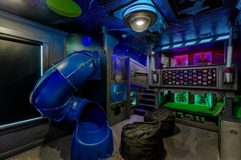 See your kids jaw drop as they enter this custom kids room that will allow them use their imagination for hours