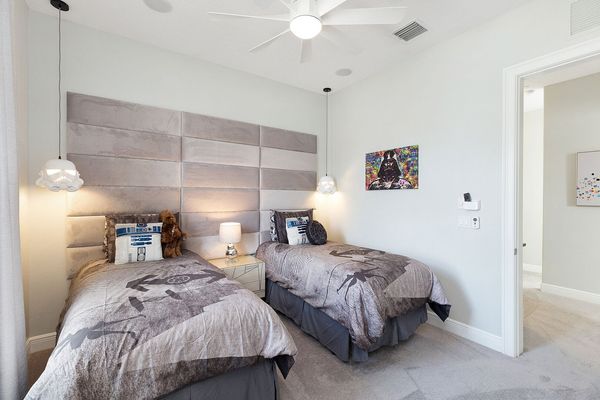 Featuring two cozy twin beds