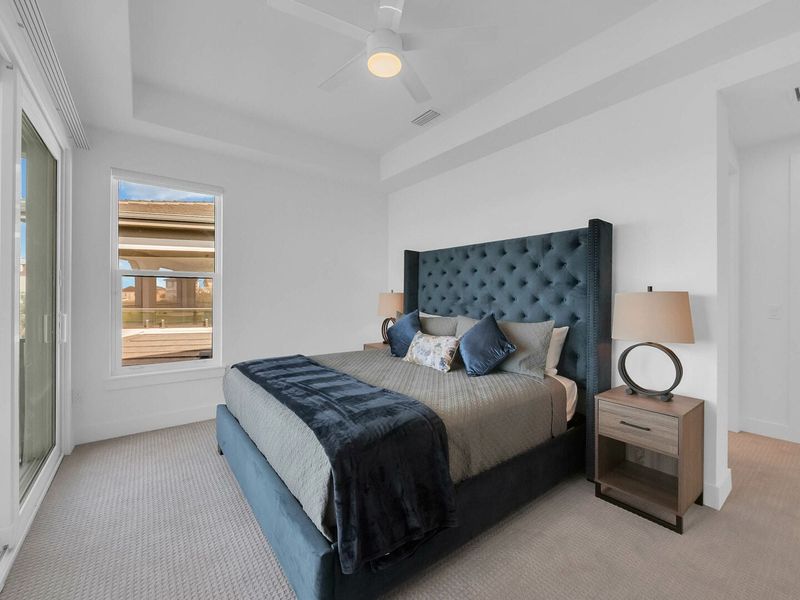 Sleep peacefully in this king bed