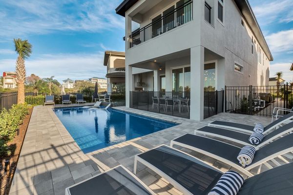 Spend hours lounging by your private west-facing pool