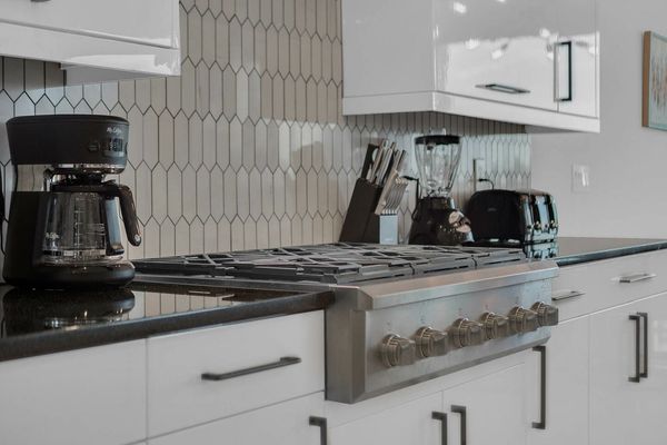 Stainless steel appliances make cooking a breeze