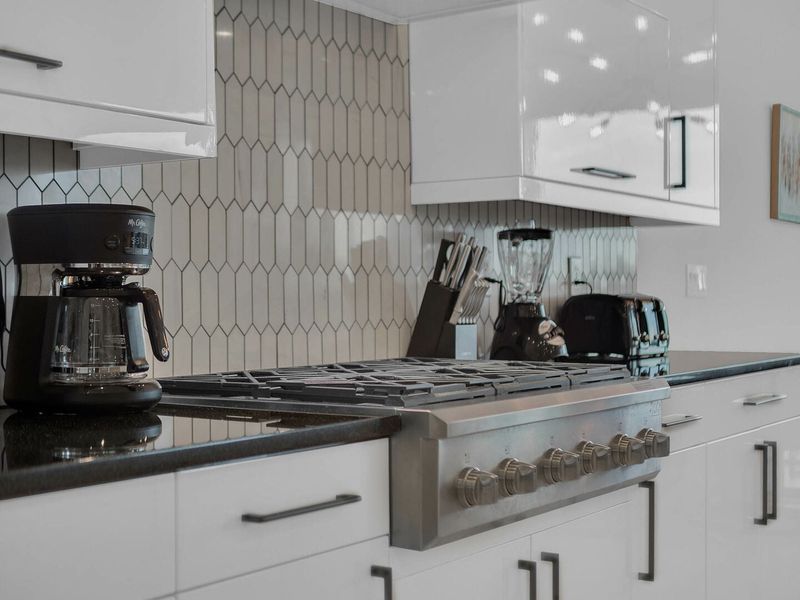 Stainless steel appliances make cooking a breeze