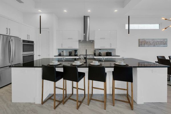 Sit and relax with a cup of coffee at the breakfast bar