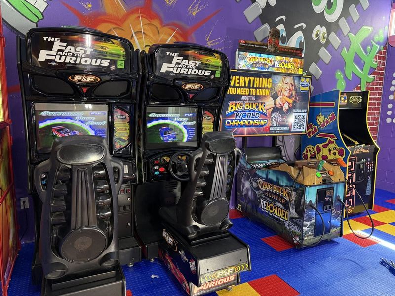Have a blast in the downstairs games room