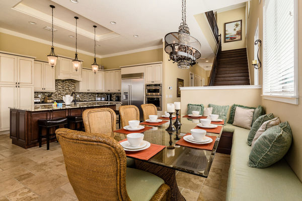 Comfortable bench seating