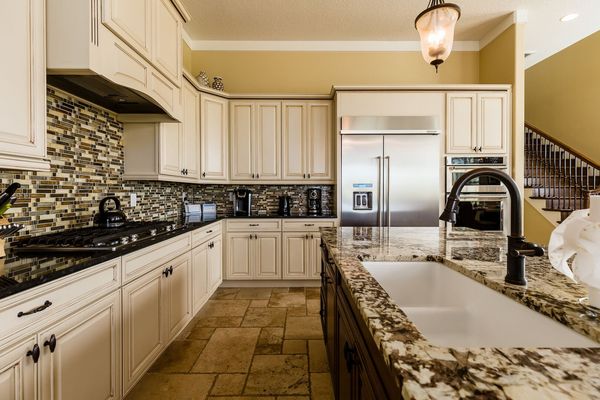 The chefs of the home will love this kitchen with stainless steel appliances
