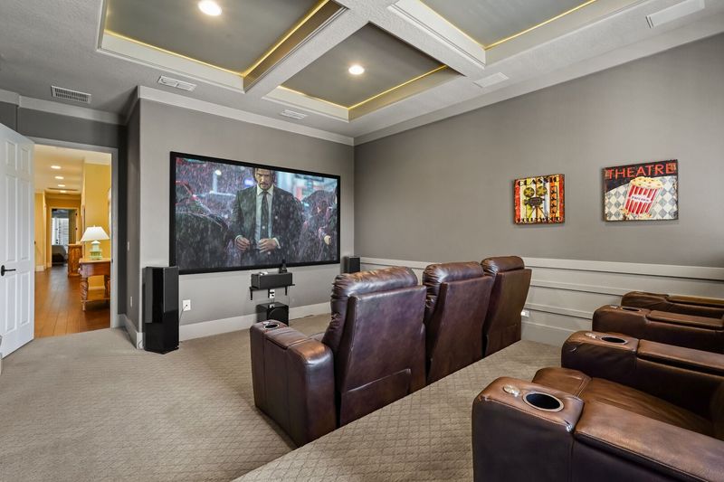 Watch movies in the theatre with the whole family