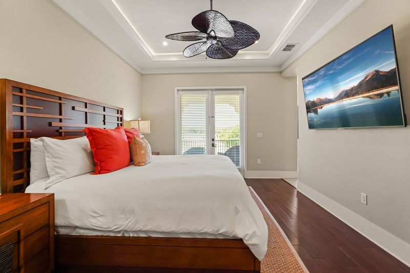 Kick back and relax in the master suite