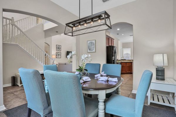 Enjoy a home-cooked meal at the formal dining table