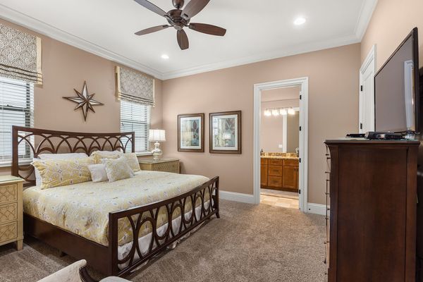 This ground floor master bedroom is pure bliss