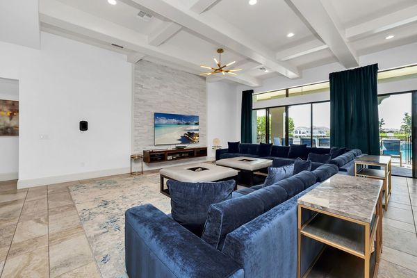 The open-concept floorplan of the living area is great for gathering the whole family together