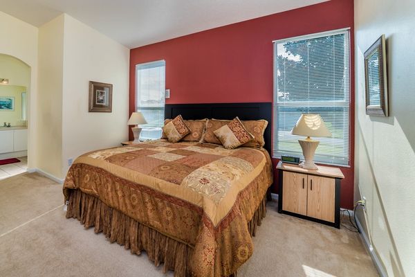 Master King Bedroom 1
Attached Bathroom 
Tub and Shower