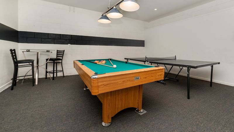 Game Room
Pool Table
Ping Pong Table