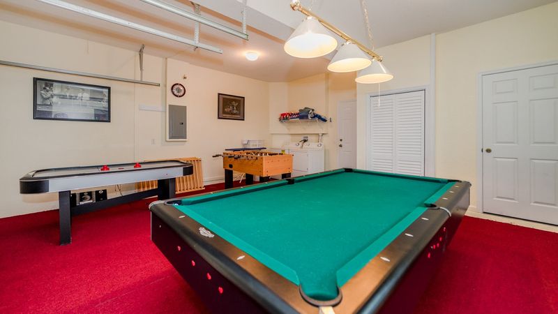Game Room
Pool Table Air Hockey Foosball