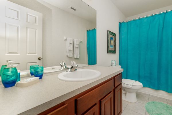 Two Twins Bathroom 5  Upstairs
Tub/Shower Combo