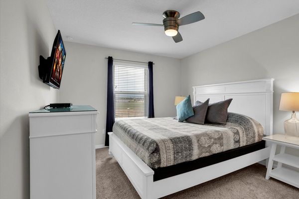 King Suite Bedroom 2 Upstairs
Attached Bathroom