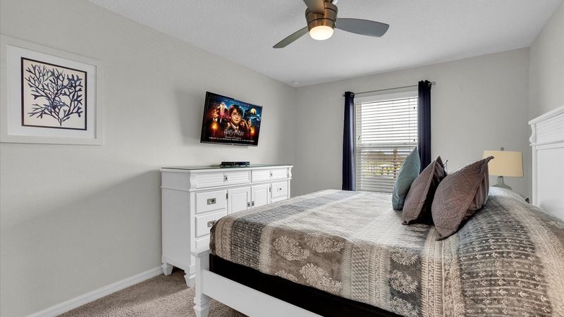 King Suite Bedroom 2 (Angle)
43" Roku TV