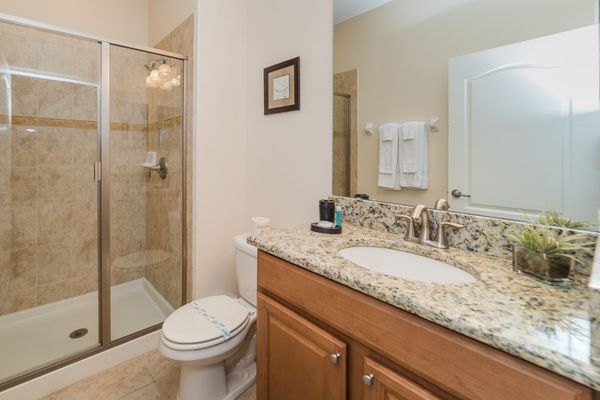 Hall Bathroom Downstairs
(Shower)