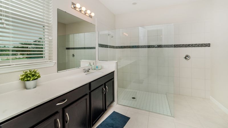 Master King Bathroom Downstairs 
Shower
