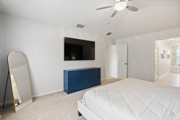 Master King Bedroom 1 Upstairs Attached Bathroom
70" Smart TV