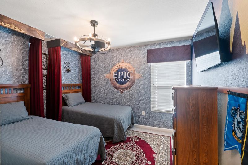 Two Twins Bedroom 4 Upstairs 43" Roku TV 
Harry Potter Theme