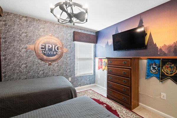 Two Twins Bedroom 4 Upstairs 43" Roku TV 
Harry Potter Theme
