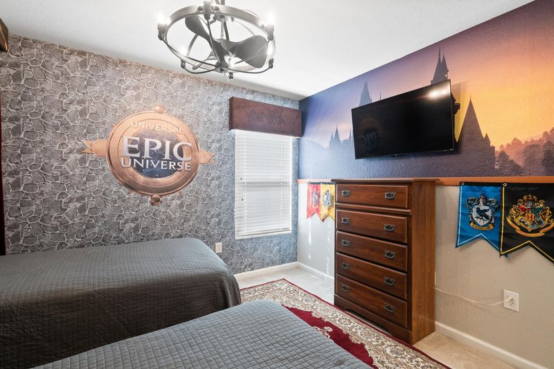 Two Twins Bedroom 4 Upstairs 43" Roku TV 
Harry Potter Theme